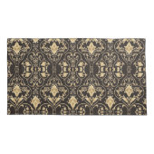 Housse D'oreillers Motif de luxe noir (Dos)