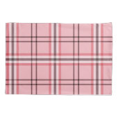 Housse D'oreillers Motif de mode rose et gris chic (Dos)