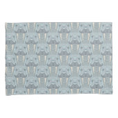 Housse D'oreillers Motif de moustache de morse (devant-Droit)