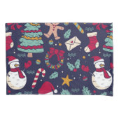 Housse D'oreillers Motif de Noël (devant)