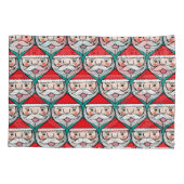 Housse D'oreillers Motif de Noël du Père Noël (Dos)