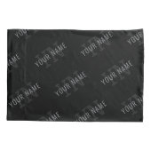 Housse D'oreillers Motif de nom de très gris foncé et de monogramme n (Dos)