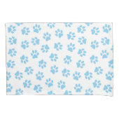 Housse D'oreillers Motif De Pâtes, Poches De Chien, Bébé Pâtes Bleues (devant)