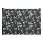 Housse D'oreillers Motif de paume d'aquarelle (Dos-Droit)