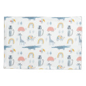 Housse D'oreillers Motif de plaisir animal Doodle (Dos)