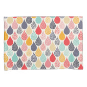 Housse D'oreillers Motif de point d'art pop Raindrop (devant-Droit)