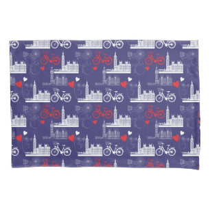 Housse D'oreillers Motif de points de repère de Londres