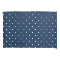 motif de pois blanc minuscule élégant de bleu