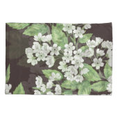 Housse D'oreillers Motif de printemps, branches vertes sans soudure. (Dos)