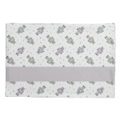 Housse D'oreillers Motif de robots gris (Dos)