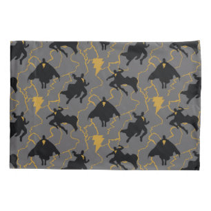 Housse D'oreillers Motif de silhouette Black Adam Lightning