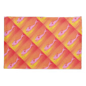 Housse D'oreillers motif de sirènes sous-marines roses (Dos)