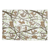 Housse D'oreillers Motif de sourire de paresse (Dos-gauche)