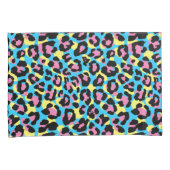 Housse D'oreillers Motif de Spots Neon Leopard (devant-Droit)