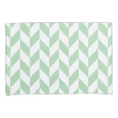 Housse D'oreillers Motif de squelette vert à la menthe (devant-Droit)