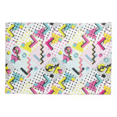 Housse D'oreillers Motif de style postmoderne Memphis (Dos-gauche)