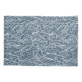 Housse D'oreillers Motif de style Wave japonais (Dos-gauche)