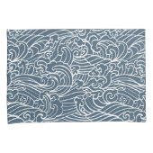 Housse D'oreillers Motif de style Wave japonais (devant-Droit)