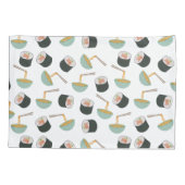 Housse D'oreillers Motif de sushis et nouilles (Dos)