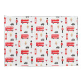 Housse D'oreillers Motif de symboles de l'Angleterre (Dos-Droit)