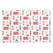 Housse D'oreillers Motif de symboles de l'Angleterre (devant-Droit)