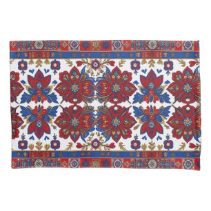 Housse D'oreillers motif de tapis serbe 8
