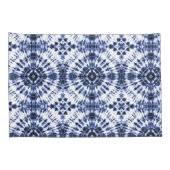 Housse D'oreillers Motif de teinture bleu foncé (Dos-Droit)