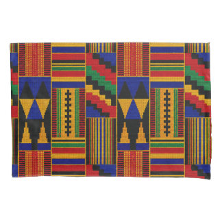 Housse D'oreillers Motif de tissu Kente de style africain