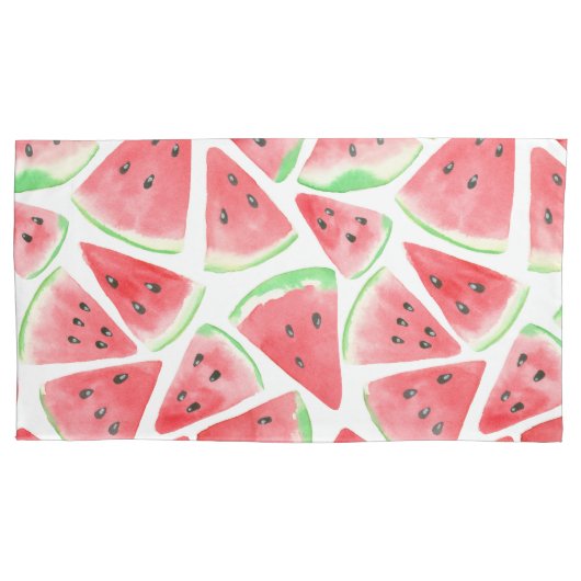 Housse D'oreillers Motif de tranches de pastèque (devant-gauche)