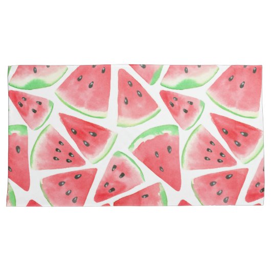 Housse D'oreillers Motif de tranches de pastèque (devant-Droit)