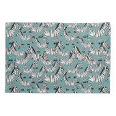 Housse D'oreillers Motif de zèbre (Dos-gauche)