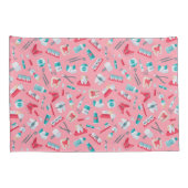 Housse D'oreillers Motif dentaire rose (Dos-Droit)