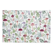 Housse D'oreillers Motif des champignons d'aquarelle douillette (Dos)