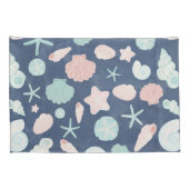 Housse D'oreillers motif des coquillages (Dos-Droit)