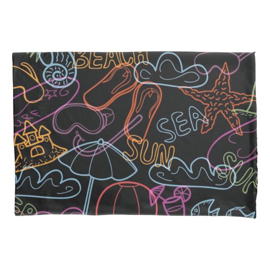 Housse D'oreillers Motif d'été (devant)