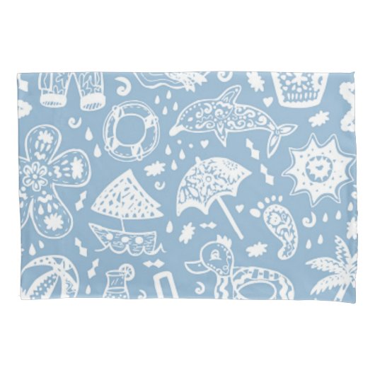 Housse D'oreillers Motif d'été (devant)