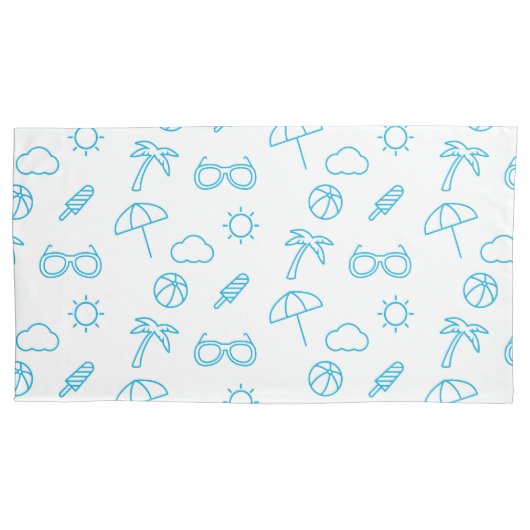 Housse D'oreillers Motif d'été (devant)