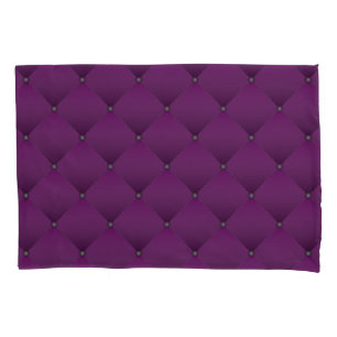 Housse D'oreillers Motif Diamant Quilé Faux Profond Faux