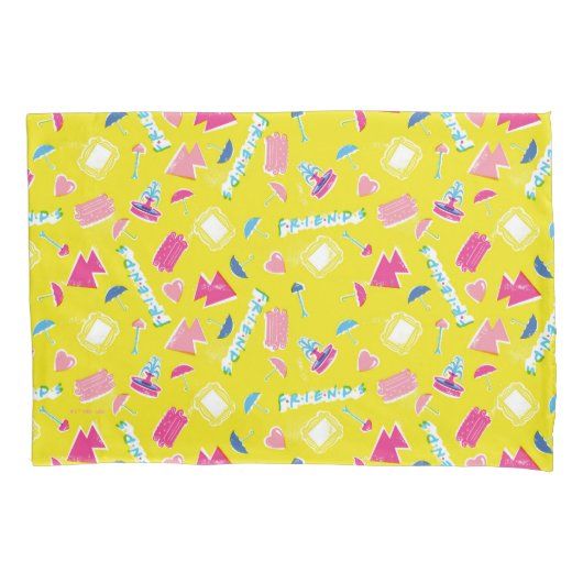Housse D'oreillers Motif d'icône Neon FRIENDS™ (devant)