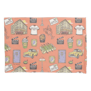 Housse D'oreillers Motif d'icônes colorées FRIENDS™