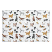 Housse D'oreillers Motif d'illustrations de chiens mignons (Dos)