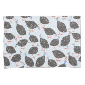 Housse D'oreillers Motif d'oiseaux de Guinée Fowl (devant-Droit)