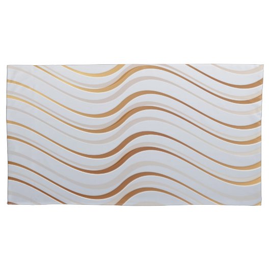 Housse D'oreillers Motif d'or 3 (devant)