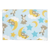 Housse D'oreillers Motif D'Ours, Mignonnes Ours, Nounours, Étoiles (devant)