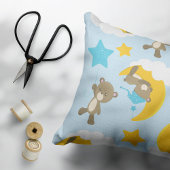 Housse D'oreillers Motif D'Ours, Mignonnes Ours, Nounours, Étoiles