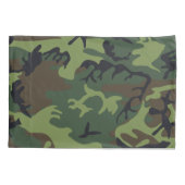 Housse D'oreillers Motif du Camouflage Vert, Motif militaire, Armée (Dos)