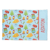 Housse D'oreillers Motif du camp d'été (Dos)