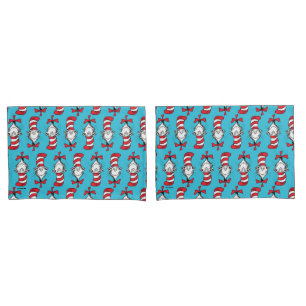 Housse D'oreillers Motif du Chat dans le Chapeau