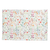 Housse D'oreillers Motif du jardin de fleurs Pastel (Dos)