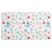 Housse D'oreillers Motif du monde marin (devant-Droit)